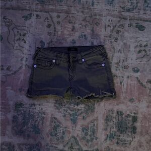 True religion Dark Gray Jean Shorts
